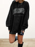 Vintage Los Angeles Grafik Sweatshirt | Übergroßer Damen Pullover